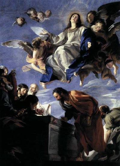 Juan Martin Cabezalero Assumption of the Virgin oil painting picture